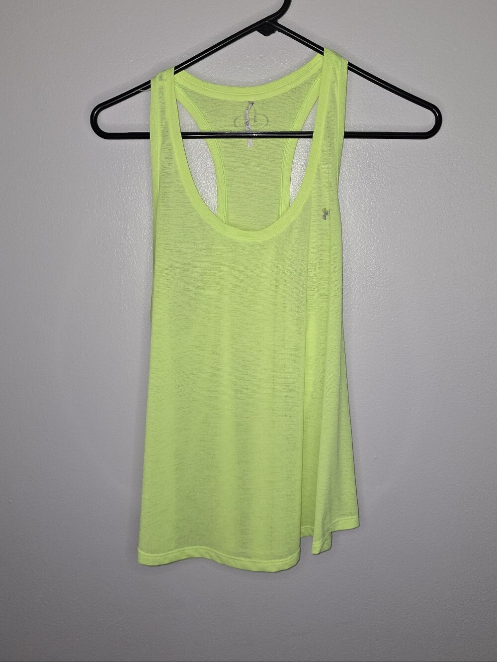 Under Armour Neon Lime Racerback Tank Top